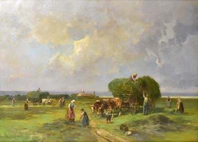 Lot 1073 - KARL ADAM HEINISCH (1847-1923); oil on canvas,...