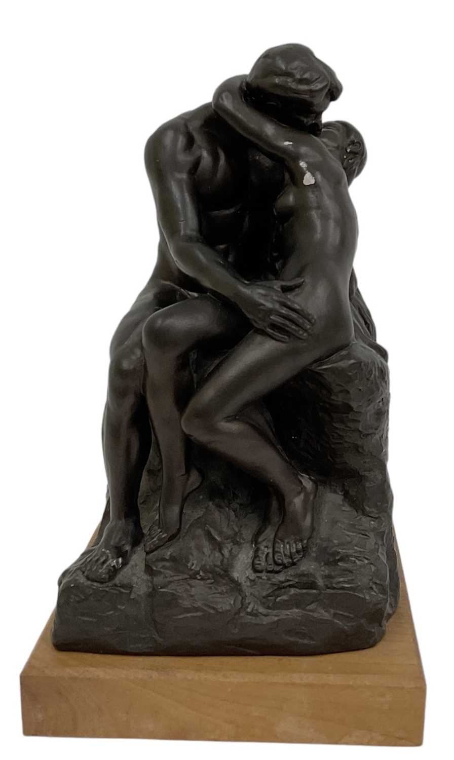 Lot 711 - AFTER RODIN; a modern resin model of 'The