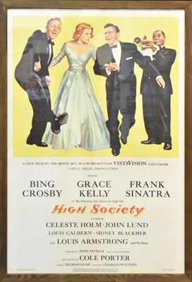 Lot 257 - FILM INTEREST; a High Society lithograph...