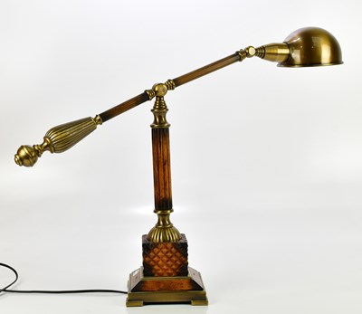 Lot 618 - A good quality modern adjustable desk lamp,...