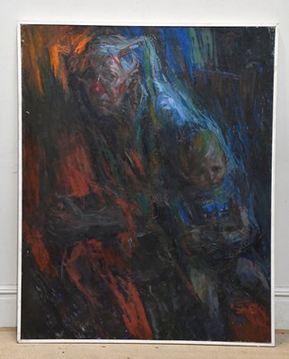 Lot 878 - ELIZABETH WOOD (born 1930); oil on board,...