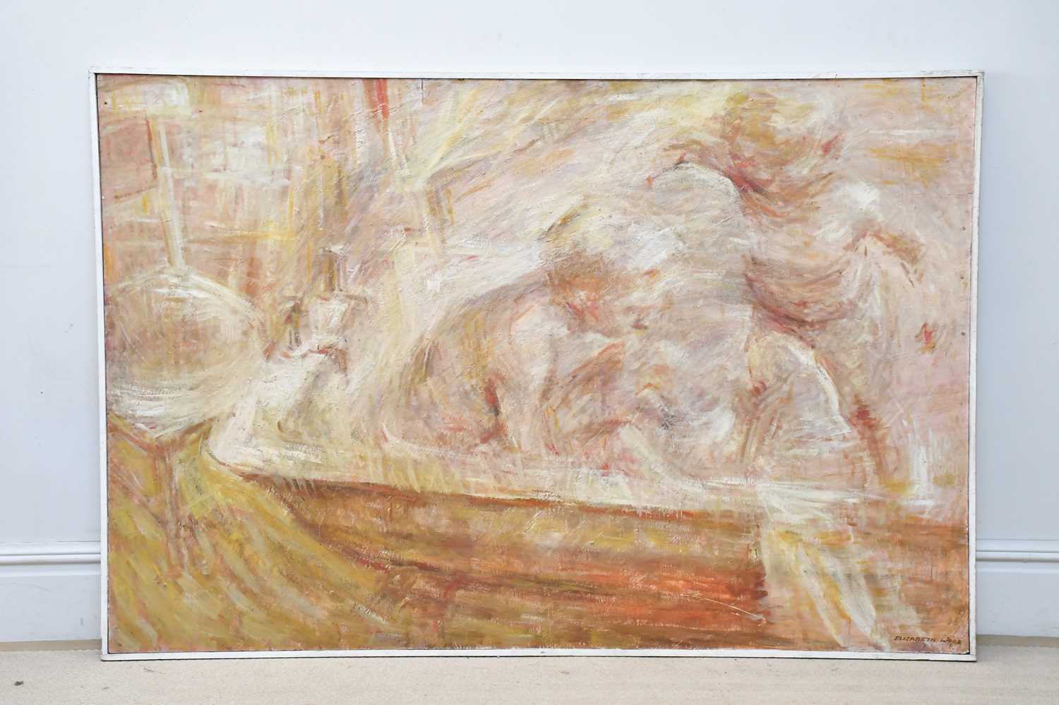 Lot 1769 - ELIZABETH WOOD (born 1930); oil on board, 'The...