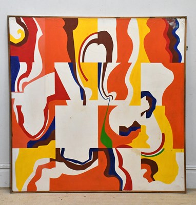 Lot 880 - KEITH WOOD (1931-2003); oil on canvas, 'Square...