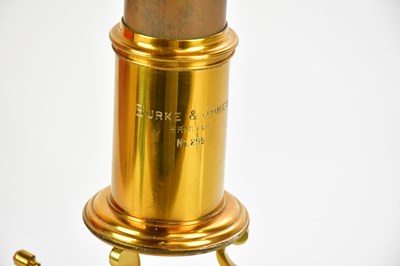Lot 718 - BURKE & JONES, BRISTOL; a brass Culpeper...