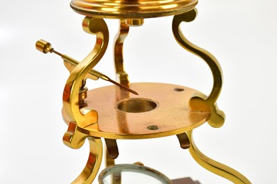 Lot 718 - BURKE & JONES, BRISTOL; a brass Culpeper...