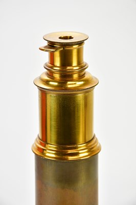Lot 718 - BURKE & JONES, BRISTOL; a brass Culpeper...
