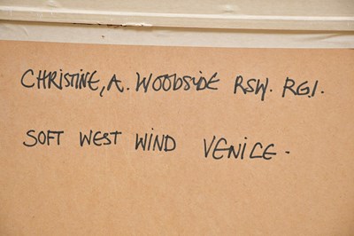 Lot 1783 - CHRISTINE A WOODSIDE; mixed media, 'Soft West...