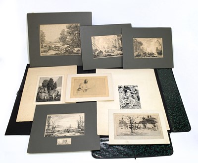 Lot 339 - An early 20th century engraving, pastoral...