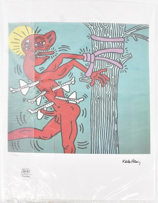 Lot 256 - KEITH HARING (1958-1990); a limited edition...