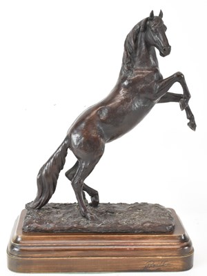 Lot 529 - ANDRES PERALTA; a limited edition bronze model...