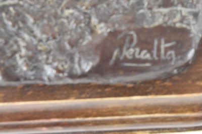Lot 613 - ANDRES PERALTA; a limited edition bronze model...