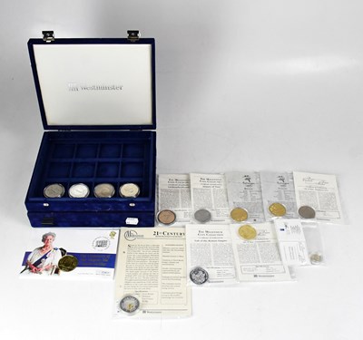 Lot 588 - WESTMINSTER MINT; a collection of silver and...