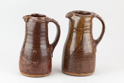 Lot 378 - JIM MALONE (born 1946); a stoneware jug...