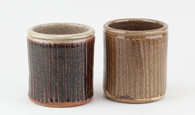 Lot 346 - JIM MALONE (born 1946); a near pair of fluted...