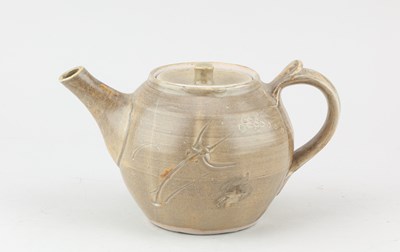 Lot 349 - JIM MALONE (born 1946); a porcelain teapot...