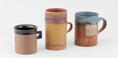 Lot 613 - ROBIN WELCH (1936-2019); a trio of stoneware...