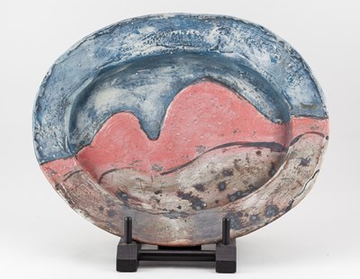 Lot 615 - ROBIN WELCH (1936-2019); a very large oval...