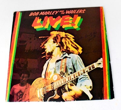 Lot 560 - BOB MARLEY & THE WAILERS; 'Live' LP, cover...