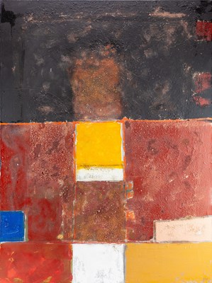 Lot 765 - ROBIN WELCH (1936-2019); ‘White Centre', mixed...