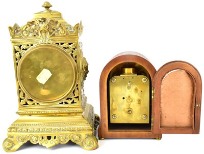 Lot 111 - Two vintage desk clocks