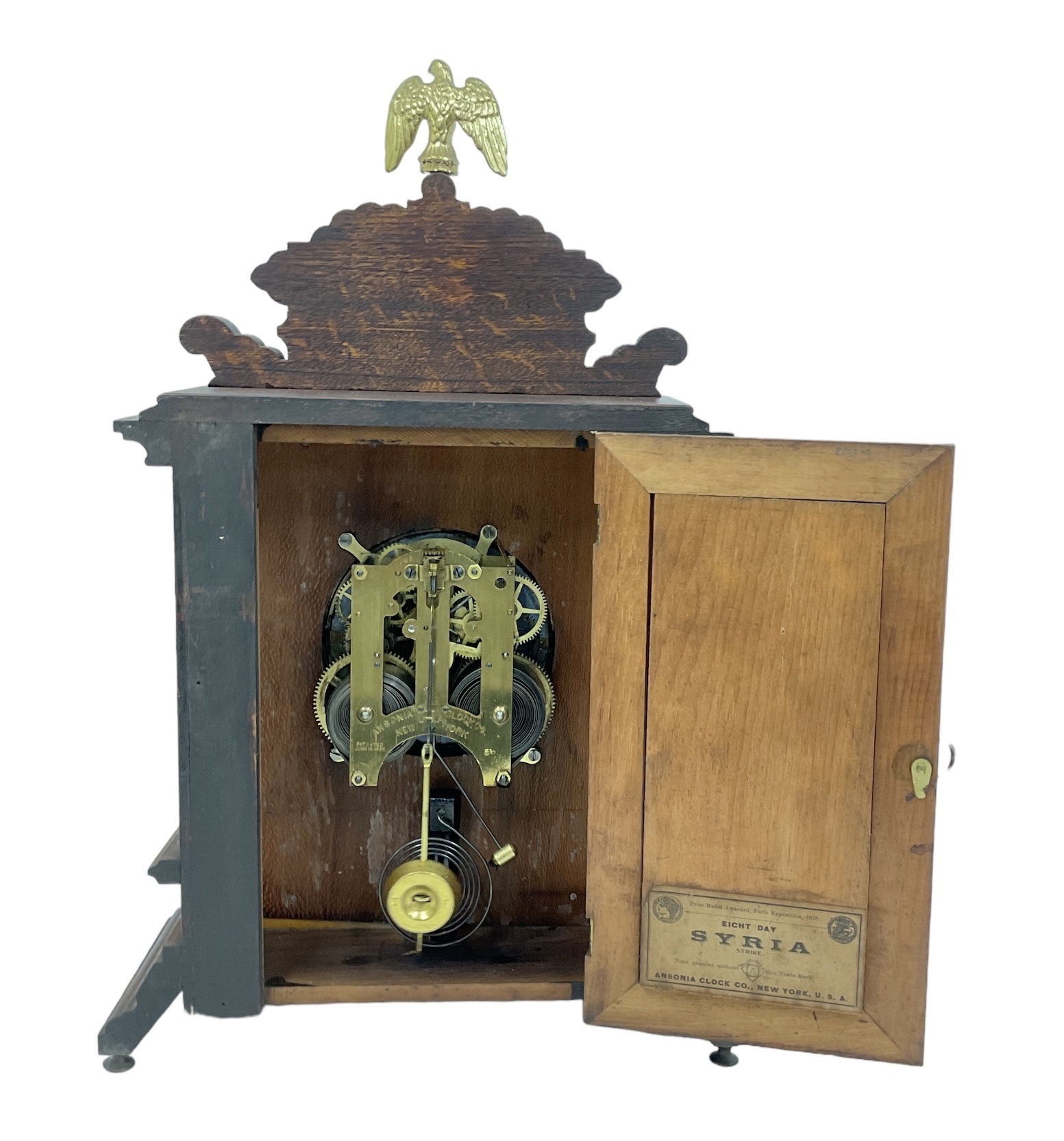 明治～大正期 TAITENGI アンティーク 置時計 振り子時計 アンソニア