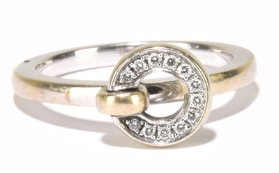 Lot 1031 - BOODLES; an 18ct white gold and diamond set...