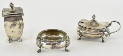 Lot 1194 - FRAZER & HAWS; a George V hallmarked silver...