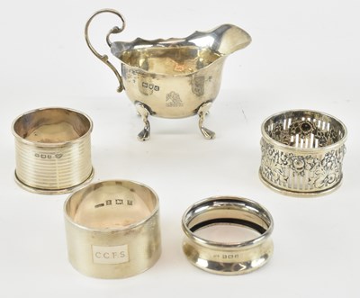 Lot 1195 - ADIE BROTHERS LTD; a George V hallmarked...