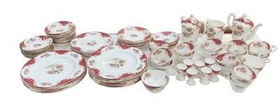 Lot 603 - PARAGON; a part tea and dinner service...