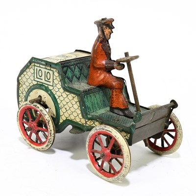 Lot 30 - LEHMANN; a tinplate clockwork Lo Lo vehicle (1).