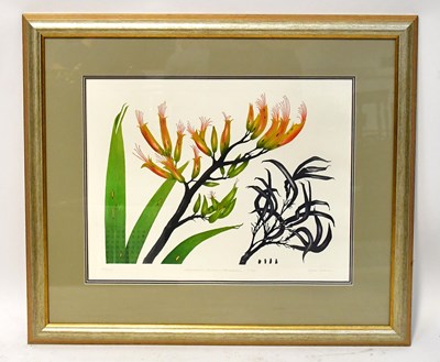 Lot 453A - BRYAN POOLE (1953-2022); coloured etching,...