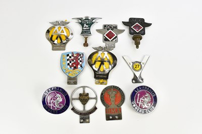 Lot 328 - MOTORING INTEREST; a collection of car badges...