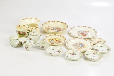 Lot 784 - A 19th century miniature part child's tea...