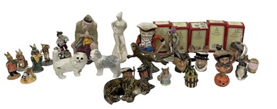 Lot 637 - ROYAL DOULTON; five boxed Bunnykins figures,...