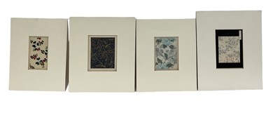 Lot 1018 - BIJITSUKAI; a set of four Japanese woodblock...