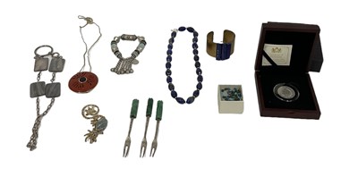 Lot 1336 - A quantity of costume jewellery including...