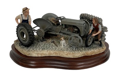 Lot 608 - BORDER FINE ARTS; a model of a tractor,...