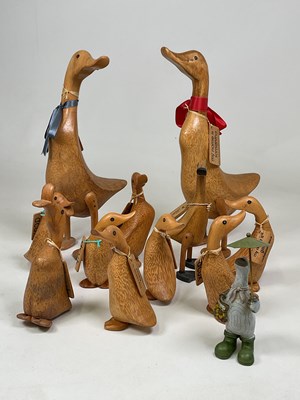 Lot 70 - A group of contemporary carved wooden 'DCUK'...