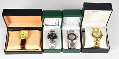 Lot 679 - Four boxed watches, comprising two Bradford...