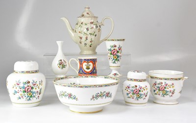 Lot 288 - COALPORT; a small quantity of 'Ming Rose'...