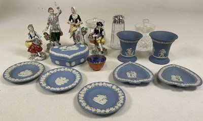 Lot 183 - WEDGWOOD; a quantity of jasperware, together...