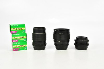 Lot 1171 - PENTAX; a Pentax ILX 35mm film camera, with...