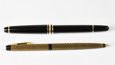 Lot 392 - MONT BLANC; a black Meisterstück fountain pen...