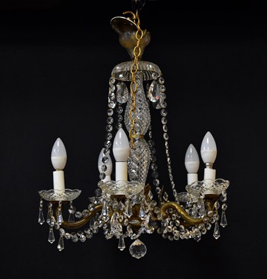 Lot 110 - A 20th century Marie Therese style five-branch...