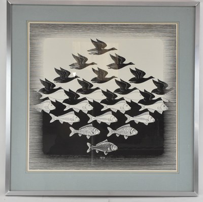 Lot 197 - MAURITS CORNELIS ESCHER (1898-1972); woodblock...