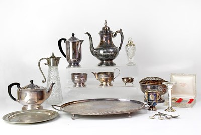 Lot 533 - A quantity of silver-plated ware to include a...