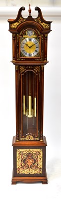 Lot 128 - A Georgian-style eight-day longcase clock of...