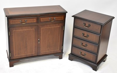 Lot 4 - Four pieces of Regency-style mahogany...