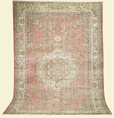 Lot 75 - A vintage Anatolian handmade woollen rug, 280...