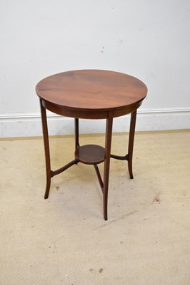 Lot 200 - An Edwardian inlaid mahogany occasional table...